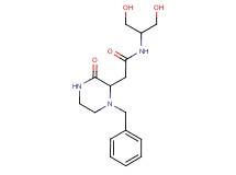 2-(1-benzyl-3-oxo-2-piperazinyl)-N-[2-hydroxy-1-(hydroxymethyl)ethyl]acetamide
