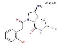 (4S)-4-amino-1-[(2-hydroxyphenyl)acetyl]-N-isopropyl-L-prolinamide