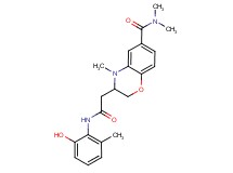 3-{2-[(2-hydroxy-6-methylphenyl)amino]-2-oxoethyl}-N,N,4-trimethyl-3,4-dihydro-2H-1,4-benzoxazine-6-carboxamide