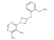 4-[3-(2-ethylphenoxy)-1-azetidinyl]-5,6-dimethylpyrimidine