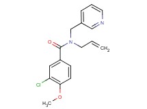 N-allyl-3-chloro-4-methoxy-N-(pyridin-3-ylmethyl)benzamide