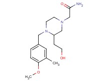 2-[3-(2-hydroxyethyl)-4-(4-methoxy-3-methylbenzyl)-1-piperazinyl]acetamide
