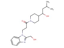 1-(1-{3-[2-(hydroxymethyl)-1H-benzimidazol-1-yl]propanoyl}-4-piperidinyl)-3-methyl-1-butanol