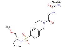 N-{2-[6-{[(2R)-2-(methoxymethyl)pyrrolidin-1-yl]sulfonyl}-3,4-dihydroisoquinolin-2(1H)-yl]-2-oxoethyl}urea