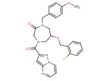 6-[(2-fluorobenzyl)oxy]-1-(4-methoxybenzyl)-4-(pyrazolo[1,5-a]pyrimidin-2-ylcarbonyl)-1,4-diazepan-2-one