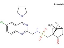 N-{[6-chloro-4-(1-pyrrolidinyl)-2-quinazolinyl]methyl}-1-[(1S,4R)-7,7-dimethyl-2-oxobicyclo[2.2.1]hept-1-yl]methanesulfonamide