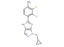 1-(cyclopropylmethyl)-5-(2,3-difluoro-4-methylphenyl)-1,4-dihydroimidazo[4,5-c]pyrazole