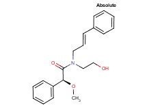 (2S)-N-(2-hydroxyethyl)-2-methoxy-2-phenyl-N-[(2E)-3-phenylprop-2-en-1-yl]acetamide
