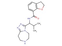 N-[2-methyl-1-(6,7,8,9-tetrahydro-5H-[1,2,4]triazolo[4,3-d][1,4]diazepin-3-yl)propyl]-2,3-dihydro-1-benzofuran-7-carboxamide