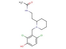N-{2-[1-(2,6-dichloro-3-hydroxybenzyl)-2-piperidinyl]ethyl}acetamide