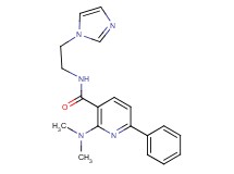 2-(dimethylamino)-N-[2-(1H-imidazol-1-yl)ethyl]-6-phenylnicotinamide