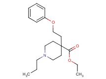 ethyl 4-(2-phenoxyethyl)-1-propyl-4-piperidinecarboxylate