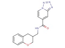 N-(3,4-dihydro-2H-chromen-3-ylmethyl)tetrazolo[1,5-a]pyridine-7-carboxamide