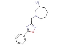 1-[(5-phenyl-1,2,4-oxadiazol-3-yl)methyl]-3-azepanamine dihydrochloride