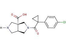 (3aR*,6aR*)-2-{[1-(4-chlorophenyl)cyclopropyl]carbonyl}hexahydropyrrolo[3,4-c]pyrrole-3a(1H)-carboxylic acid