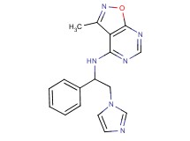 N-[2-(1H-imidazol-1-yl)-1-phenylethyl]-3-methylisoxazolo[5,4-d]pyrimidin-4-amine