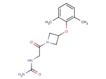 N-{2-[3-(2,6-dimethylphenoxy)-1-azetidinyl]-2-oxoethyl}urea