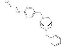 5-{[(1S*,5R*)-3-benzyl-3,6-diazabicyclo[3.2.2]non-6-yl]methyl}-N-propylpyrimidin-2-amine