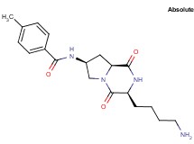 N-[(3S,7S,8aS)-3-(4-aminobutyl)-1,4-dioxooctahydropyrrolo[1,2-a]pyrazin-7-yl]-4-methylbenzamide