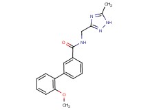 2'-methoxy-N-[(5-methyl-1H-1,2,4-triazol-3-yl)methyl]biphenyl-3-carboxamide