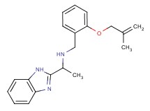 1-(1H-benzimidazol-2-yl)-N-{2-[(2-methylprop-2-en-1-yl)oxy]benzyl}ethanamine