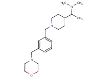 N,N-dimethyl-1-{1-[3-(4-morpholinylmethyl)benzyl]-4-piperidinyl}ethanamine