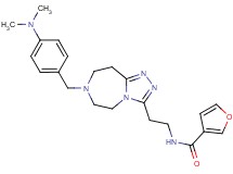 N-(2-{7-[4-(dimethylamino)benzyl]-6,7,8,9-tetrahydro-5H-[1,2,4]triazolo[4,3-d][1,4]diazepin-3-yl}ethyl)-3-furamide