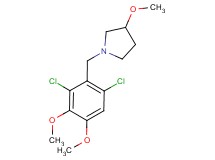 1-(2,6-dichloro-3,4-dimethoxybenzyl)-3-methoxypyrrolidine