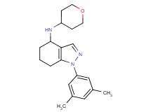 1-(3,5-dimethylphenyl)-N-(tetrahydro-2H-pyran-4-yl)-4,5,6,7-tetrahydro-1H-indazol-4-amine