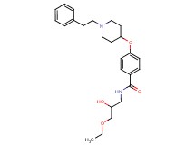 N-(3-ethoxy-2-hydroxypropyl)-4-{[1-(2-phenylethyl)-4-piperidinyl]oxy}benzamide
