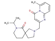 2-[(7-isopropyl-6-oxo-2,7-diazaspiro[4.5]dec-2-yl)methyl]-6-methyl-4H-pyrido[1,2-a]pyrimidin-4-one