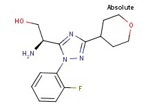 (2R)-2-amino-2-[1-(2-fluorophenyl)-3-(tetrahydro-2H-pyran-4-yl)-1H-1,2,4-triazol-5-yl]ethanol