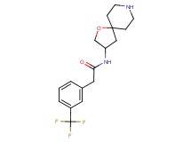 N-1-oxa-8-azaspiro[4.5]dec-3-yl-2-[3-(trifluoromethyl)phenyl]acetamide hydrochloride