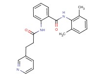 N-(2,6-dimethylphenyl)-2-[(3-pyridin-3-ylpropanoyl)amino]benzamide