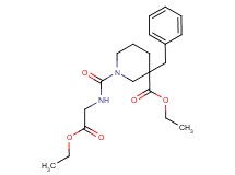 ethyl 3-benzyl-1-{[(2-ethoxy-2-oxoethyl)amino]carbonyl}-3-piperidinecarboxylate