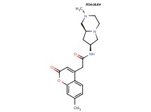 N-[(7S,8aS)-2-methyloctahydropyrrolo[1,2-a]pyrazin-7-yl]-2-(7-methyl-2-oxo-2H-chromen-4-yl)acetamide