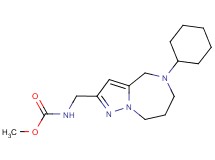 methyl [(5-cyclohexyl-5,6,7,8-tetrahydro-4H-pyrazolo[1,5-a][1,4]diazepin-2-yl)methyl]carbamate