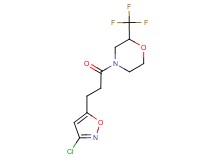 4-[3-(3-chloroisoxazol-5-yl)propanoyl]-2-(trifluoromethyl)morpholine