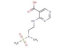 4-({2-[methyl(methylsulfonyl)amino]ethyl}amino)pyrimidine-5-carboxylic acid