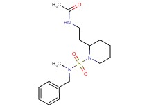 N-[2-(1-{[benzyl(methyl)amino]sulfonyl}-2-piperidinyl)ethyl]acetamide