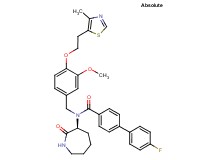 4'-fluoro-N-{3-methoxy-4-[2-(4-methyl-1,3-thiazol-5-yl)ethoxy]benzyl}-N-[(3S)-2-oxo-3-azepanyl]-4-biphenylcarboxamide