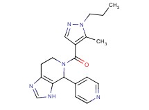 5-[(5-methyl-1-propyl-1H-pyrazol-4-yl)carbonyl]-4-pyridin-4-yl-4,5,6,7-tetrahydro-3H-imidazo[4,5-c]pyridine