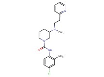N-(4-chloro-2-methylphenyl)-3-{methyl[2-(2-pyridinyl)ethyl]amino}-1-piperidinecarboxamide