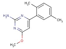 4-(2,5-dimethylphenyl)-6-methoxy-2-pyrimidinamine trifluoroacetate