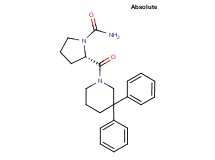 (2S)-2-[(3,3-diphenylpiperidin-1-yl)carbonyl]pyrrolidine-1-carboxamide