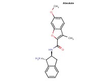 N-[(1S,2S)-1-amino-2,3-dihydro-1H-inden-2-yl]-6-methoxy-3-methyl-1-benzofuran-2-carboxamide