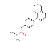 N,N-dimethyl-2-[4-(1,2,3,4-tetrahydroisoquinolin-5-yl)phenyl]acetamide