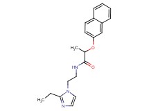 N-[2-(2-ethyl-1H-imidazol-1-yl)ethyl]-2-(2-naphthyloxy)propanamide