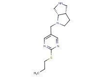rel-(3aS,6aS)-1-{[2-(propylthio)-5-pyrimidinyl]methyl}octahydropyrrolo[3,4-b]pyrrole dihydrochloride