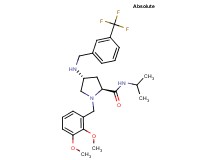 (4R)-1-(2,3-dimethoxybenzyl)-N-isopropyl-4-{[3-(trifluoromethyl)benzyl]amino}-L-prolinamide